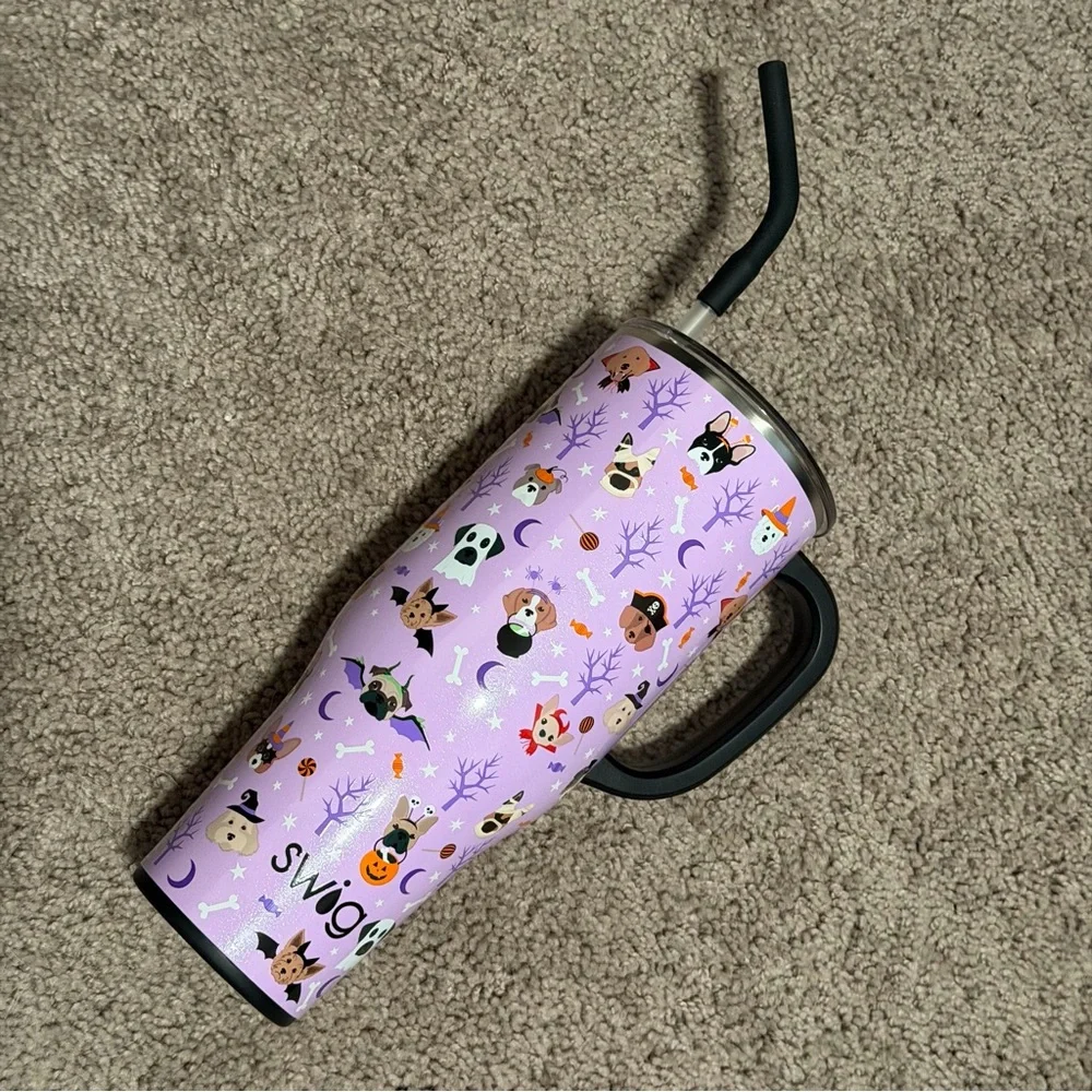 Swig Halloween Dog Print 40oz Tumbler - Picture 2 of 5